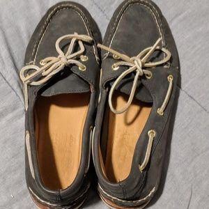Blue Sperry Gold Cup Boat Shoe Size 10